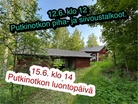 Tervetuloa kaikki to 12.6. klo 12 Putkinotkon piha- ja siivoustalkoisiin! Ota omia välineitä mukaan. Talkookahvit. Osoite Putkinotkontie 200. Savonlinna.
Tervetuloa myös su 15.6 klo 14 Putkinotkon luontopäivään, jolloin tunnistetaan ja piirretään alueen kasveja. Päivän vetää Marjo Välimäki. Piirustus-ja maalausvälineet mukaan!